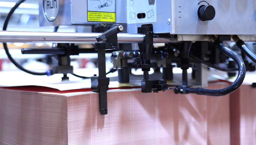 OUNUO Sheet Fed Non-Crease Paper Bag Machine