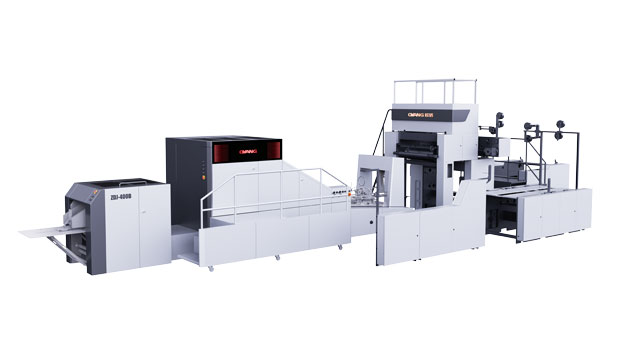 Roll Feed Paper Bag Making Machine