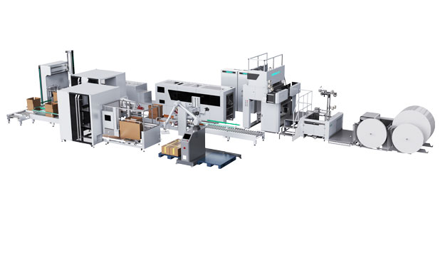 Satchel Paper Bag Making Machine