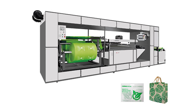 Single Color Non Woven Screen Printing Machine