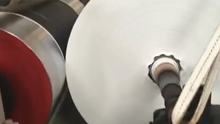 Lamination Machine in Operation at Customer's Factory