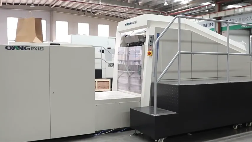 OUNUO A460 Crease-Free Paper Bag Making Machine