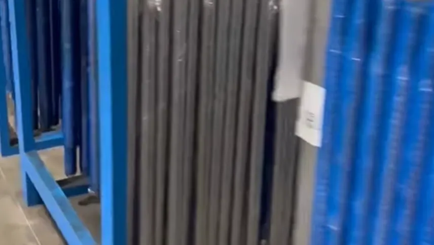 Roller Parts Are Kept Hanging to Prevent Deformation